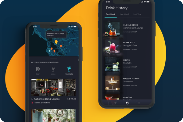 Zenbar mobile app screens