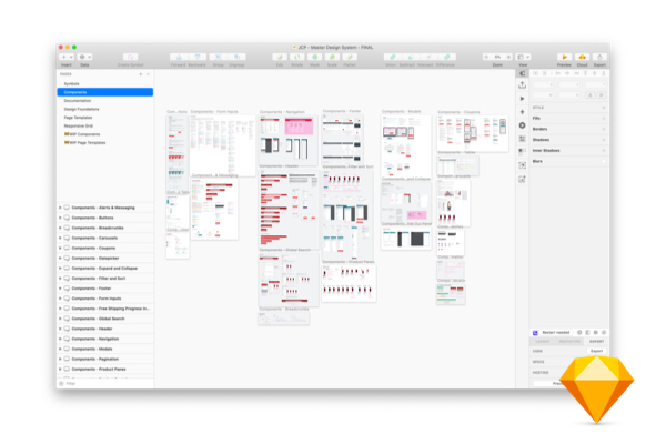 Sketch component library file
