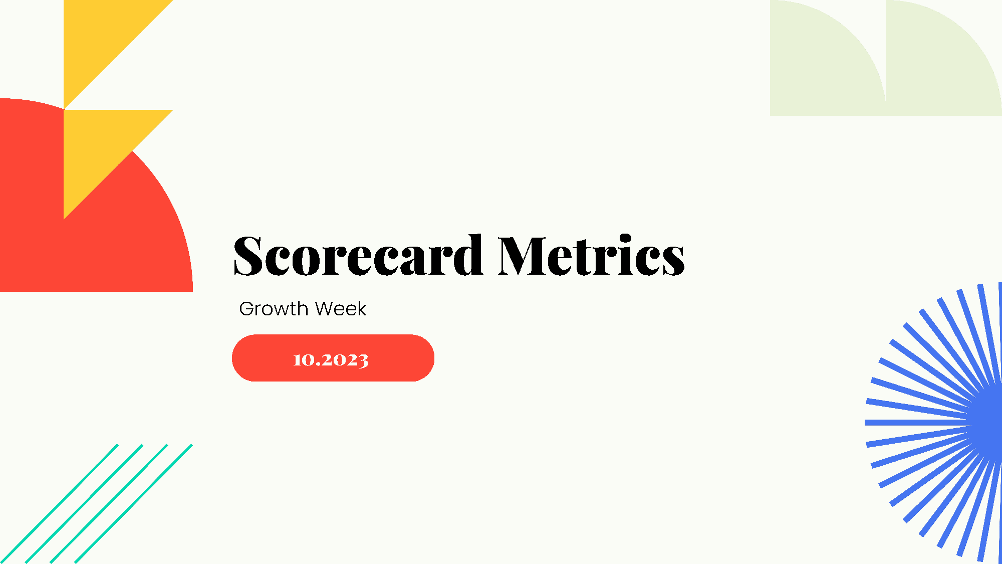 Desirability Scorecard workshop title slide